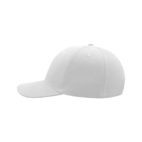 Atlantis Liberty Six borstad bomull 6 panel keps One Size Vit White One Size