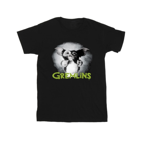 Gremlins Mens Scared Green T-Shirt S Svart Black S