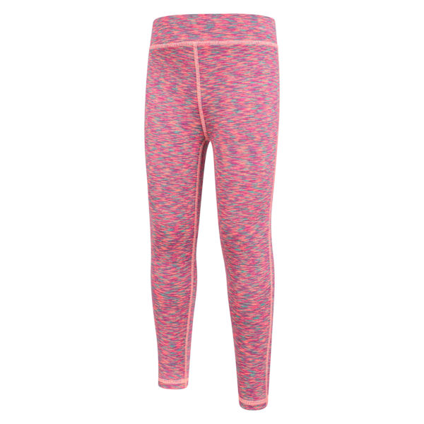 Mountain Warehouse Girls Kayleigh II Space Dye Leggings 5-6 år Orange 5-6 Years