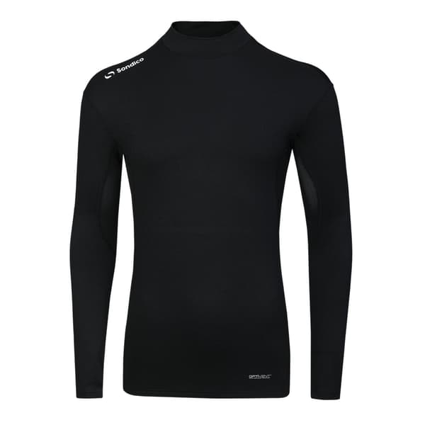 Sondico Herr Mock Neck Underställströja S Svart Black S
