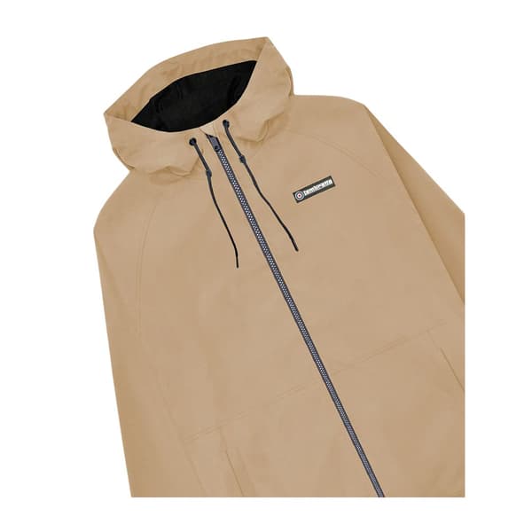 Lambretta Herr Ripstop Hooded Jacka S Stone Stone S