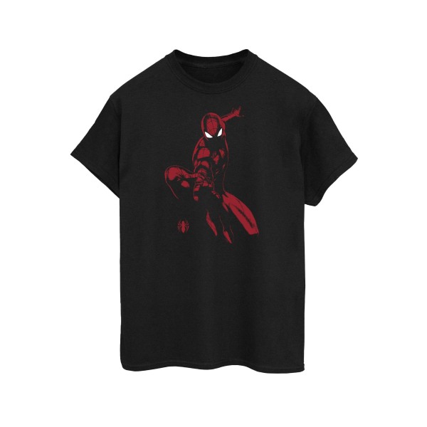 Spider-Man Mens Shadow Cotton T-Shirt XXL Svart Black XXL
