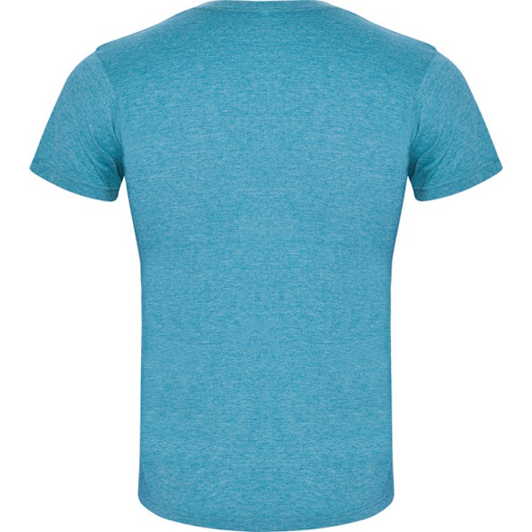 Roly Herr T-shirt med korta ärmar, Fox Heather, Storlek M, Turkos Heather Turquoise Heather M