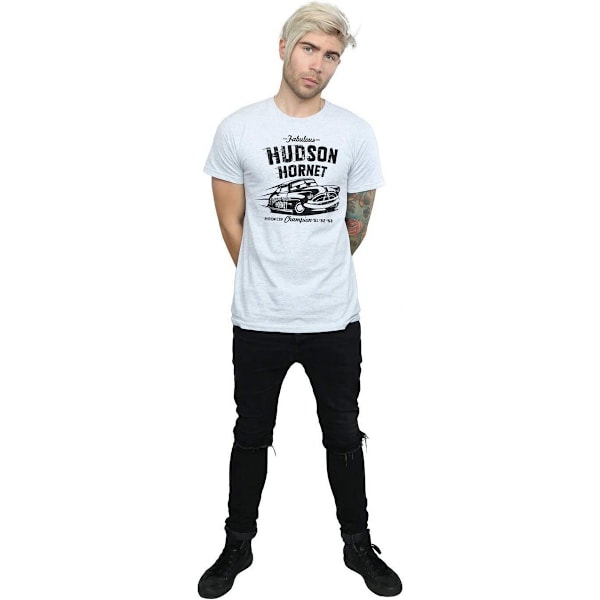 Cars Herr Hudson Hornet T-shirt M Sports Grey Sports Grey M