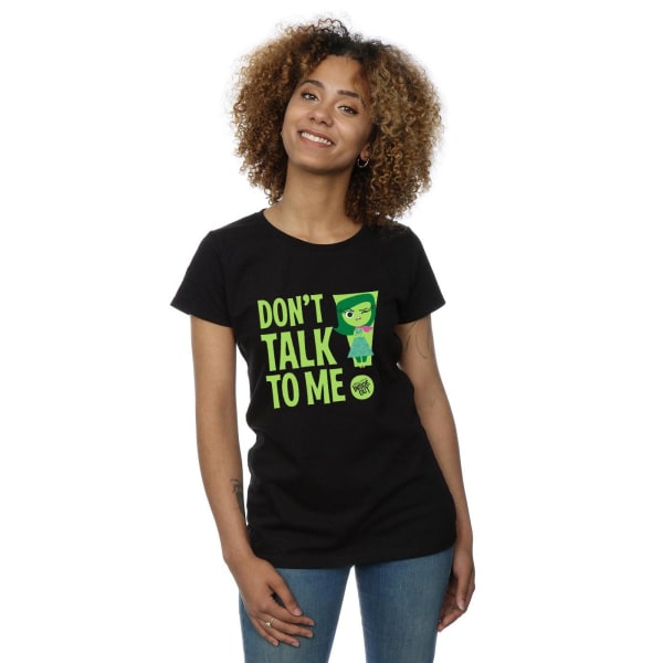 Disney Womens/Ladies Inside Out Don´t Talk to Me T-shirt i bomull Black XXL