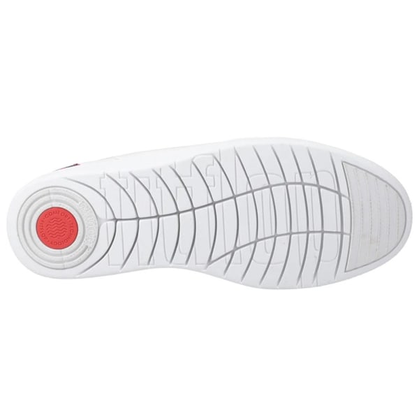 FitFlop Dam/Dam Snake Print Läder Träningsskor 8 UK Vit/R White/Raspberry 8 UK
