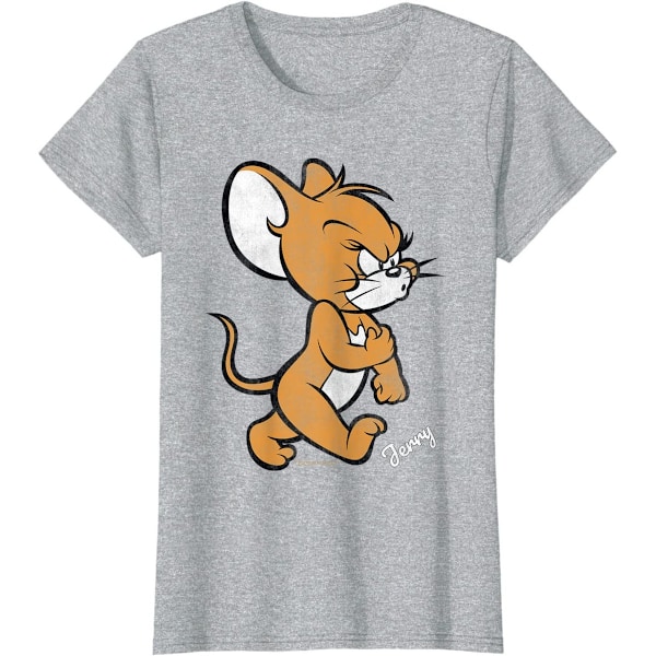 Tom och Jerry Dam/Dam Angry Mouse T-shirt M Sports Grey Sports Grey M