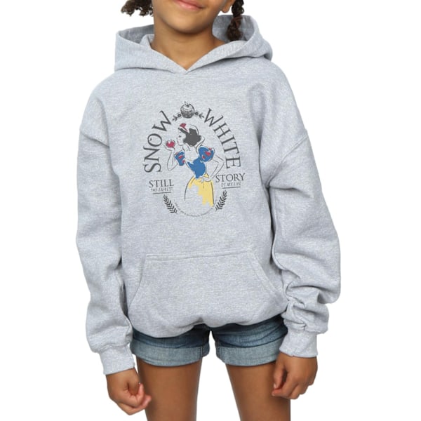 Disney Princess Girls Snövit Fairest Story Hoodie 12-13 År Sports Grey 12-13 Years