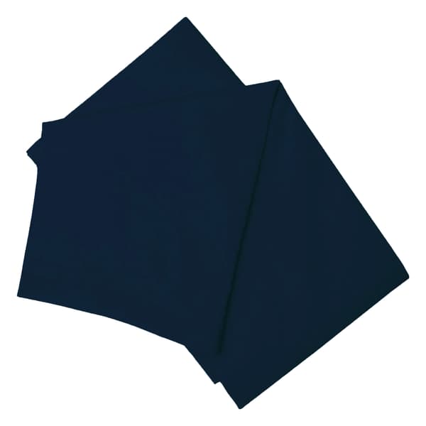 Belledorm Borstad Bomull Extra Djup Dra-på-lakan King Navy Navy King