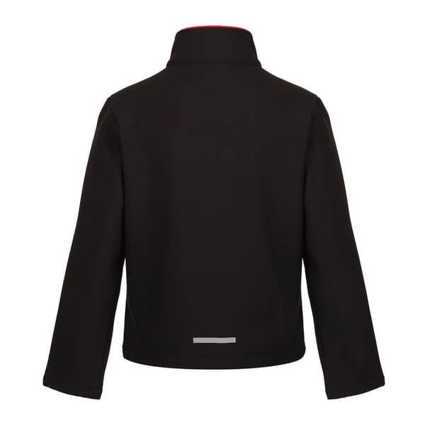 Regatta Professional Barn/Kids 2-lagers Softshelljacka 1 Black/Classic Red 11-12 Years