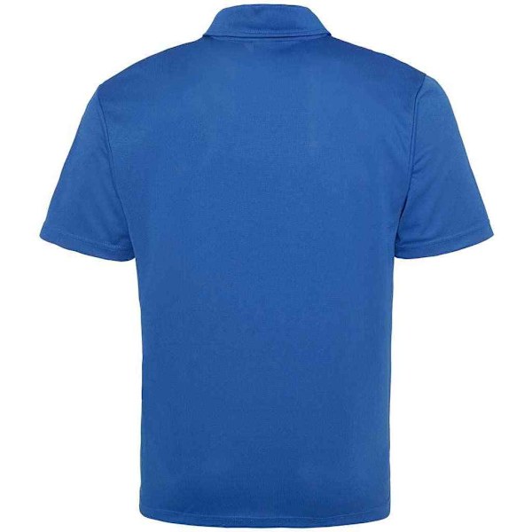 AWDis Cool Mens Moisture Wicking Polo Shirt 3XL Royal Blue Royal Blue 3XL