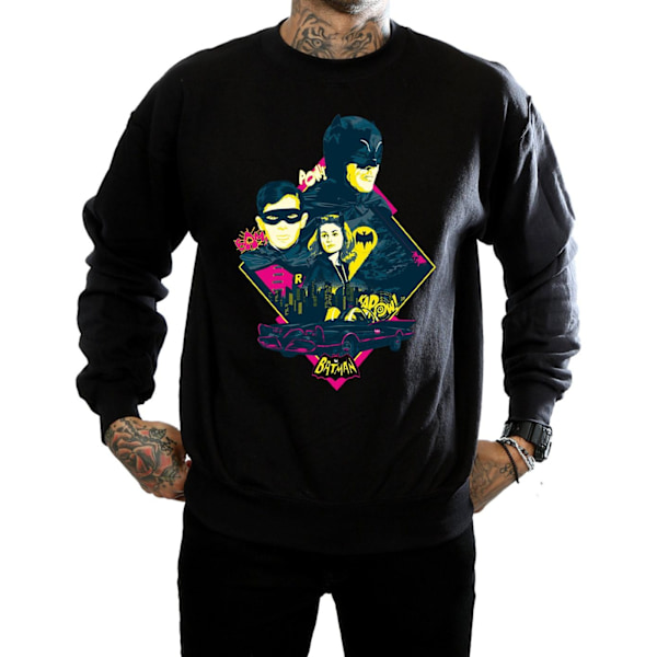 DC Comics Herr Batman TV-serie Karaktär Pop Art Sweatshirt XL Black XL