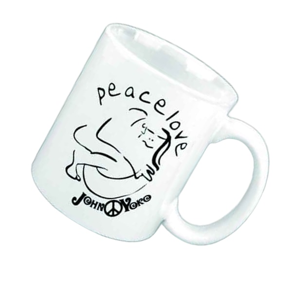 John Lennon Cuddle Keramisk Mugg One Size Vit/Svart White/Black One Size