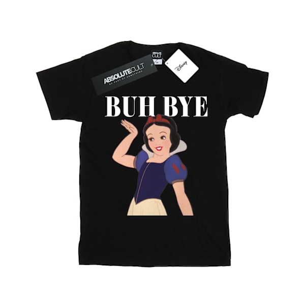 Disney Girls Princess Snow White Buh Bye Bomull T-shirt 5-6 år Black 5-6 Years