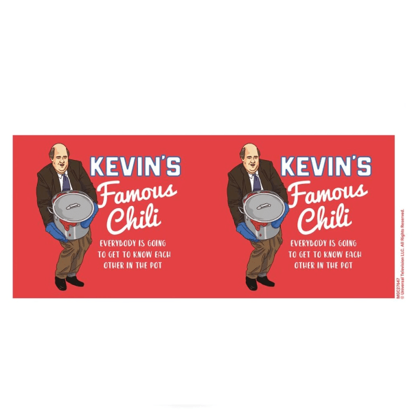 The Office Kevin's Famous Chili Inner Two Tone Mug One Size Röd Red/White/Black One Size