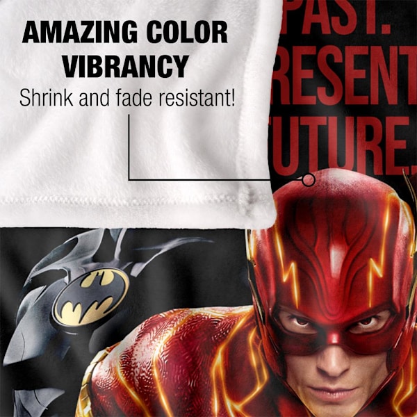 The Flash Filmaffisch Filt One Size Flerfärgad Multicoloured One Size