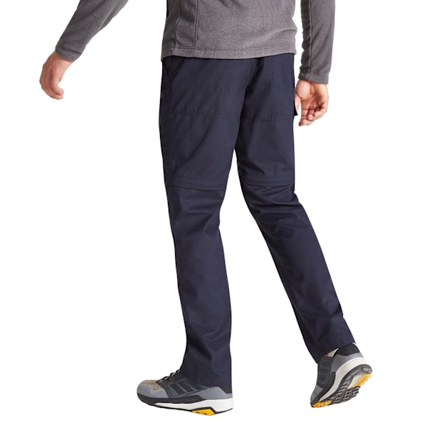 Craghoppers Mens Expert Kiwi Konvertibla Skräddarsydda Cargobyxor Dark Navy 40R