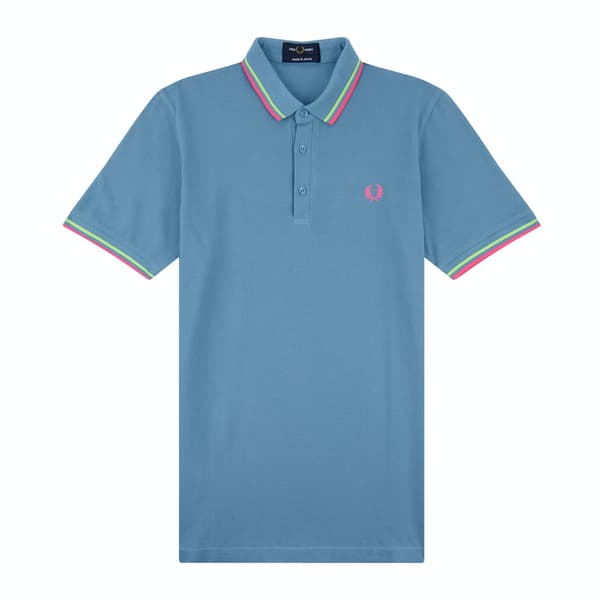 Fred Perry Pikétröja för män XS Blå Blue XS