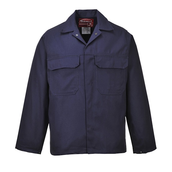 Portwest Bizweld Flamresistent Jacka XXL Marinblå Navy XXL