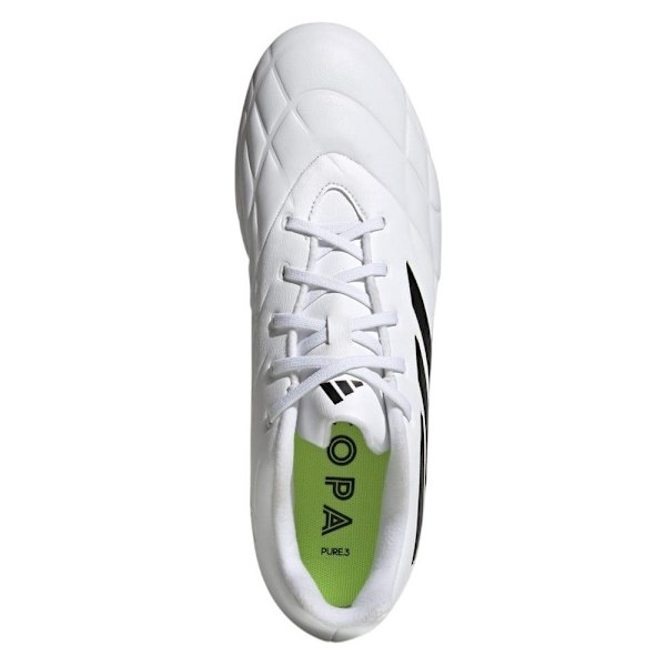 Adidas Unisex Vuxen Copa Pure.3 Fotbollssko i Läder för Fast Underlag White 8 UK