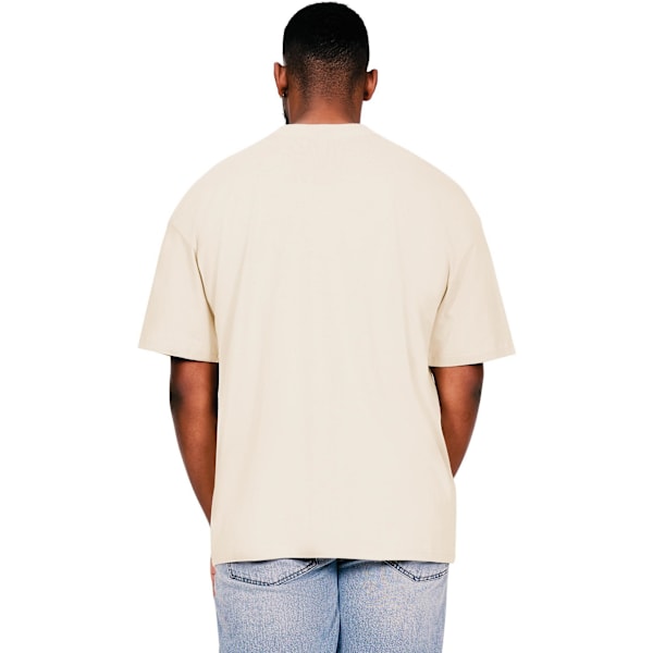 Casual Classics Herr Ringspun Bomull Förlängd Halsringning Oversize Ecru 4XL