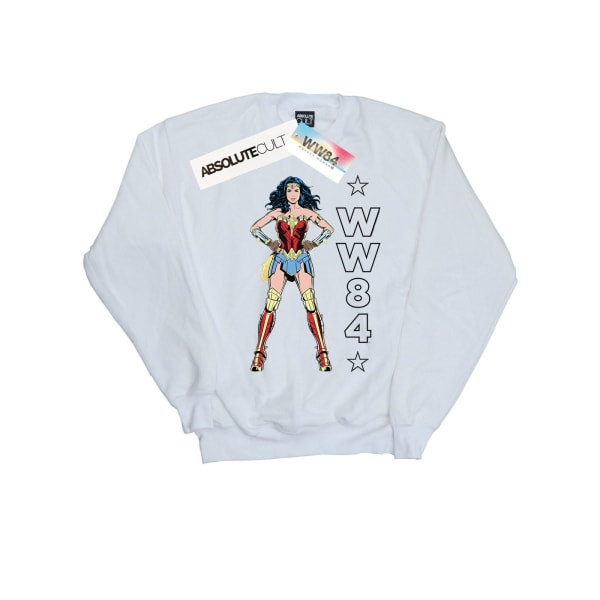 DC Comics Womens/Ladies Wonder Woman 84 Stående logotyp Sweatshir White M