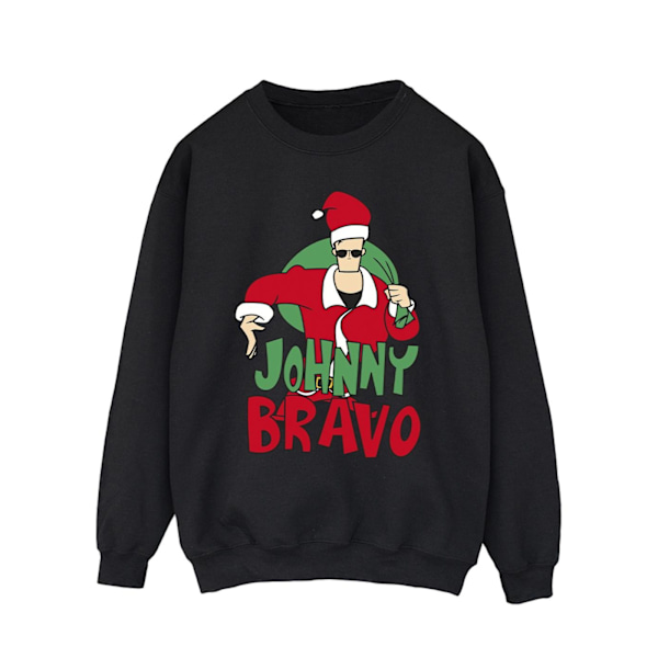 Johnny Bravo Herr Johnny Christmas Sweatshirt 4XL Svart Black 4XL