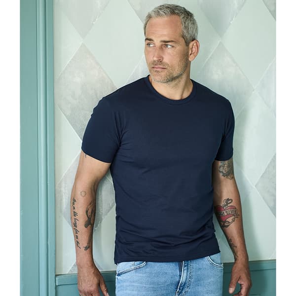 Tee Jays herr stretch T-shirt M marinblå Navy M