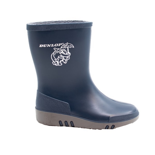 Dunlop Mini Barn unisex Elephant Wellington Boots 21 EUR B Blue/Grey 21 EUR