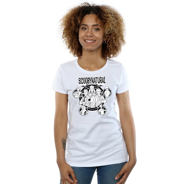 Scoobynatural Dam/Kvinnor Mono Karaktärer Bomull T-shirt L Vit White L