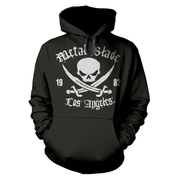 Metal Blade Records Unisex Adult Pirate Logo Hoodie S Svart Black S