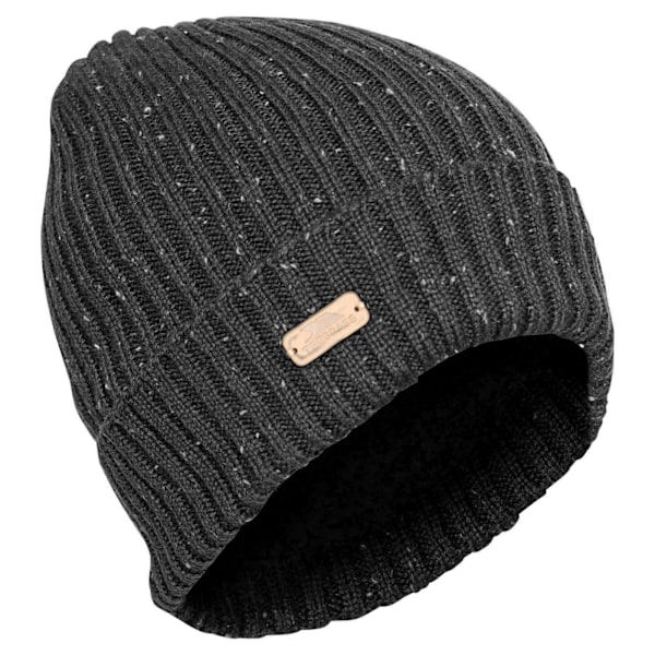 Trespass Mateo Slouch Hat för män, One Size, Svart Black One Size
