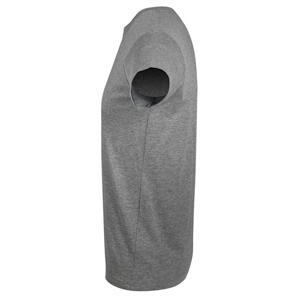 SOLS Herr Regent Slim Fit Kortärmad T-shirt XXL Gråmelerad Grey Marl XXL