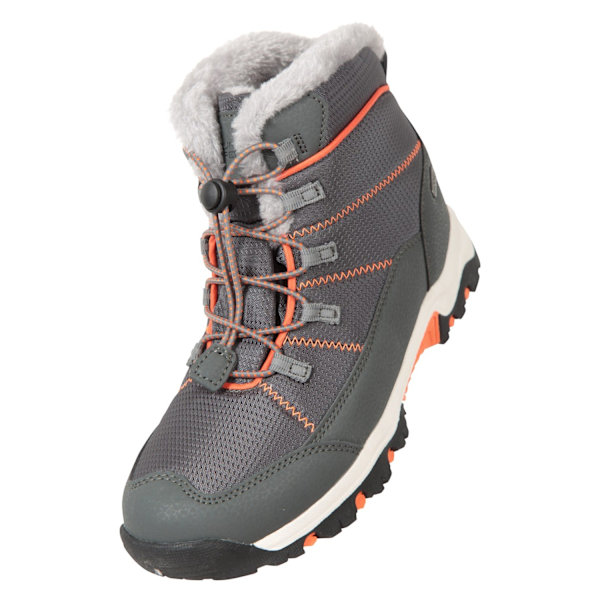 Mountain Warehouse Barnens/Barn Comet Vattentäta Snöstövlar 1 Grey/Orange 11 UK Child