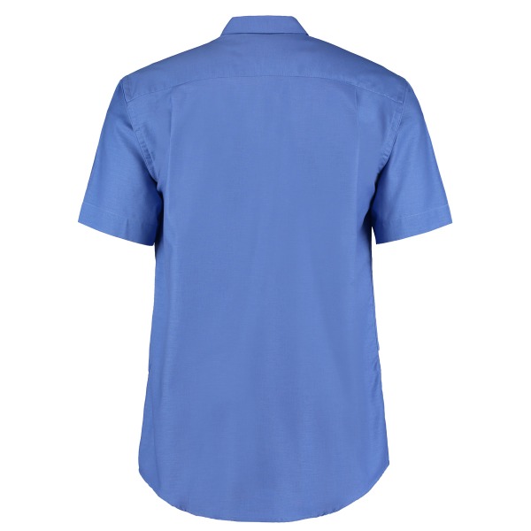 Kustom Kit Herr Workwear Oxford kortärmad skjorta 22inch Itali Italian Blue 22inch