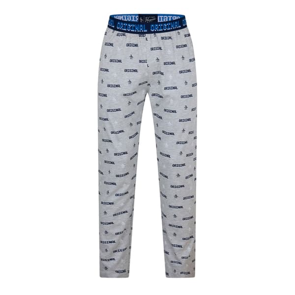 Original Penguin Herr Wordmark Regular Pyjama Byxor M Grå Grey M