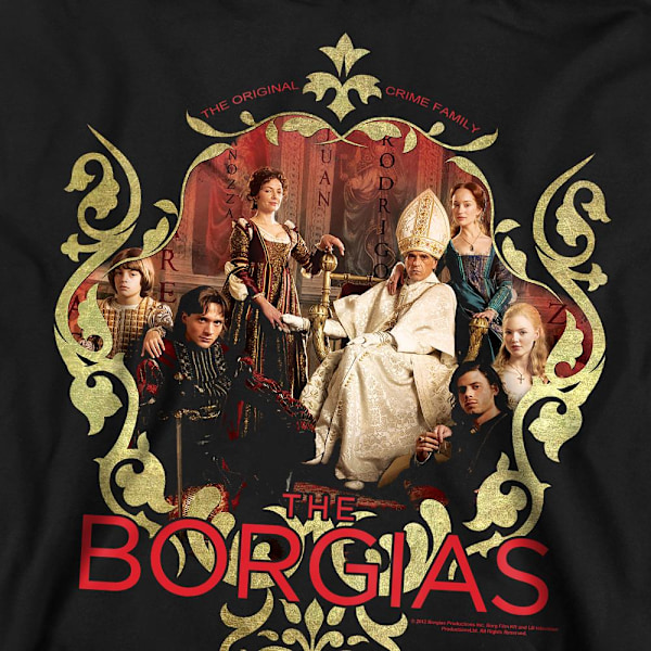 The Borgias Unisex Vuxen Familjeporträtt Sweatshirt M Svart Black M