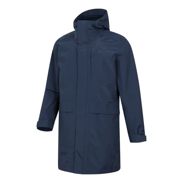 Mountain Warehouse Herr Scope Lång Vattentät Jacka XXL Navy XXL