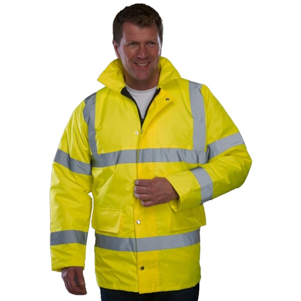 Yoko Hi-Vis vägsäkerhetsjacka för män 4XL Hi-Vis gul Hi-Vis Yellow 4XL