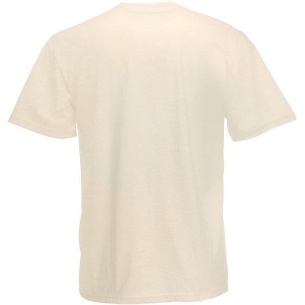 Fruit Of The Loom Mens Valueweight Kortärmad T-shirt L Natur Natural L