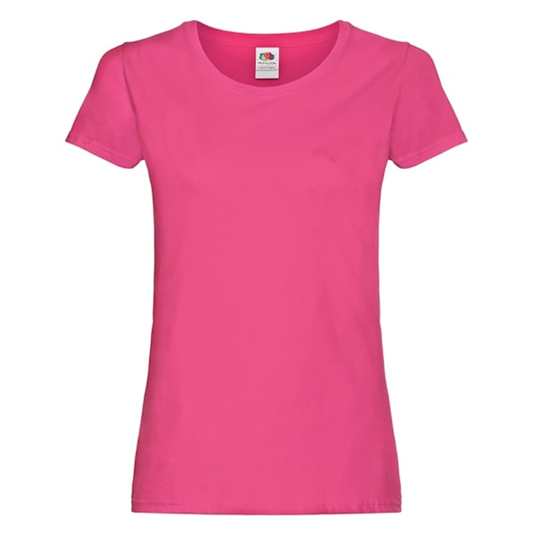 Fruit of the Loom Dam/Dam Lady Fit Kortärmad T-shirt Fuchsia S