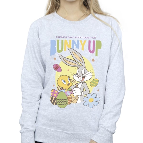 Looney Tunes Dam/Damer Bunny Up Sweatshirt L Sports Grey Sports Grey L