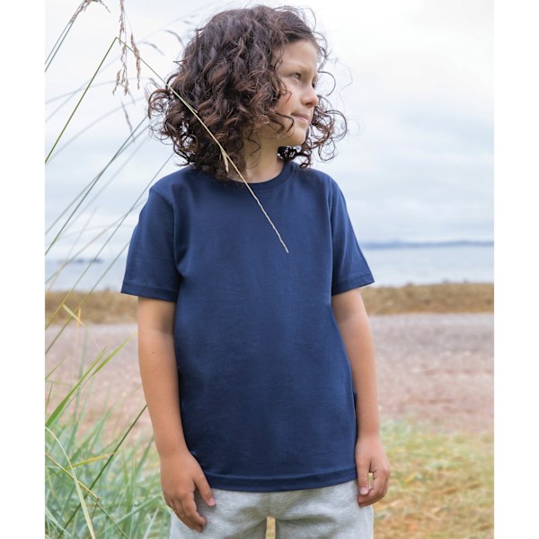 Babybugz Barn/Barn Supersoft T-Shirt 8-9 År Marinblå/Naturlig Navy/Natural 8-9 Years