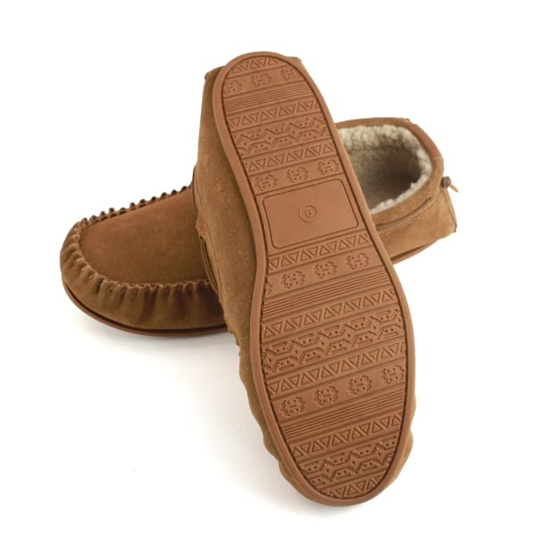 Eastern Counties Leather Herr Owen Berber Mocka Moccasins 7 UK Chestnut 7 UK