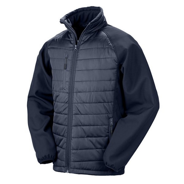 Result Unisex Vuxen Kompass Softshell Vadderad Jacka XS Marinblå Navy XS