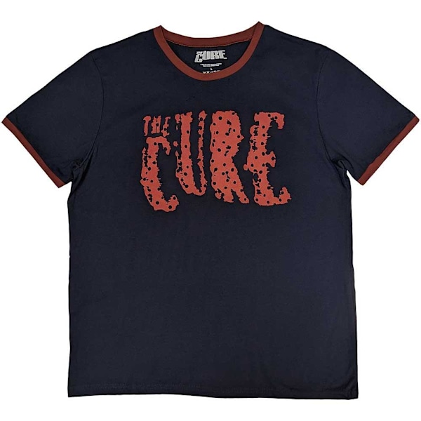 The Cure Unisex Vuxen Logo T-Shirt L Marinblå Navy Blue L