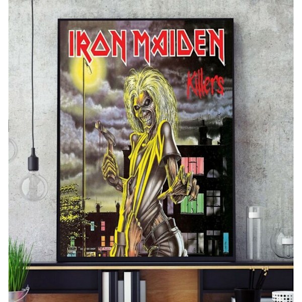 Iron Maiden Killers Canvas Print En Storlek Flerfärgad Multicoloured One Size