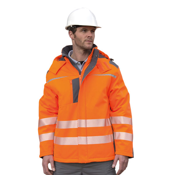 SAFE-GUARD by Result Unisex Vuxen Dynamic Softshell Jacka S Fluo Fluorescent Orange S