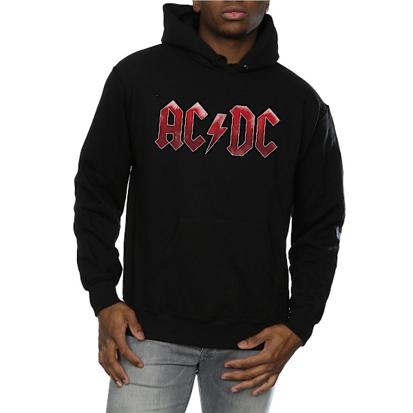 AC/DC Herr Ice Logo Bomullströja L Svart Black L