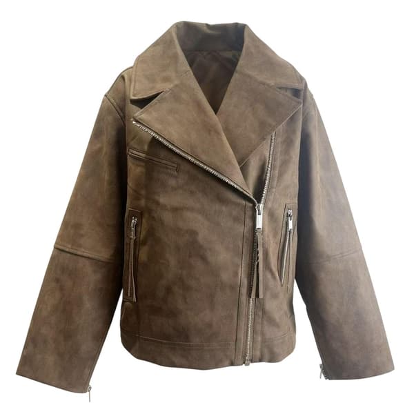 Kangol Dam Pilot Zipped Regular Jacka 6 UK Brun Brown 6 UK
